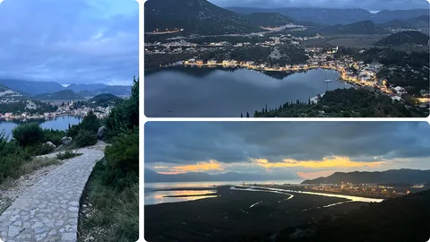 Lijevo: staza je strma i uređena, Gore: pogled Rogotin, Dolje: pogled na Ploče