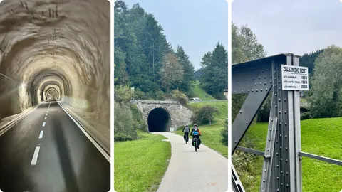 Stara, ali obnovljena i održavana, željeznička infrastruktura na Štrekni