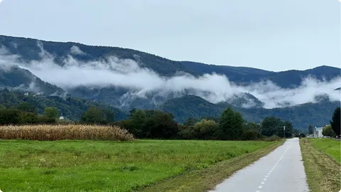 Ovaj dio rute je ravan kao biciklistička autocesta