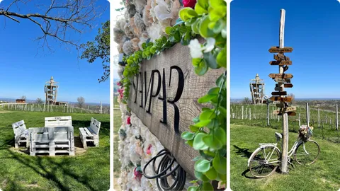 Vinarija Štampar – lijepo uređen okoliš s pogledom na vidikovac
