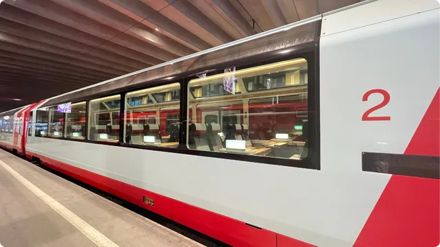 Glacier Express je luksuzno iskustvo čak i u vagonima drugog razreda