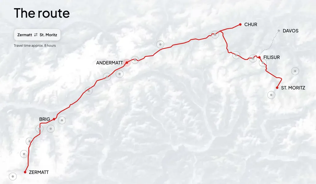 Glacier Express - najsporiji brzi vlak na svijetu