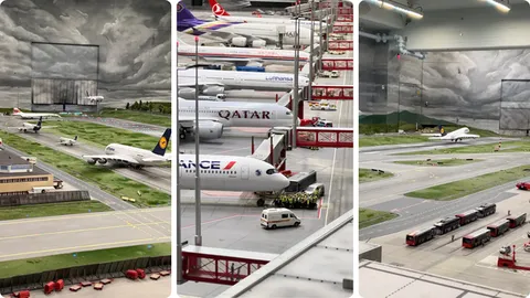 Lijevo: Concorde i A380 čekaju svoj red, Sredina: ukrcavanje, Desno: A380 polijetanje