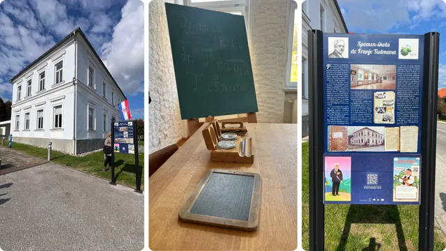 Posebno oduševljavaju detalji u učionicama koje se više ne mogu vidjeti u stvarnom životu osnovnih škola (u sredini)