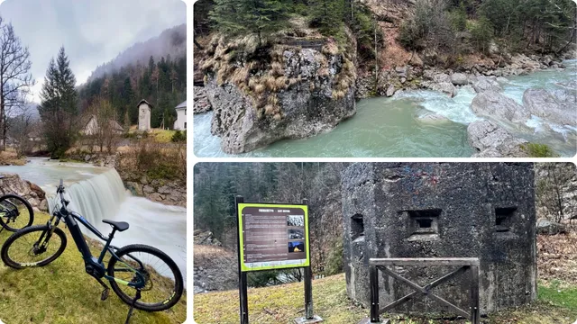 Lijevo: kad se skrene na makadam, Gore: fotke ne dočaravaju tu ljepotu, Dolje: bunkeri uz mostove