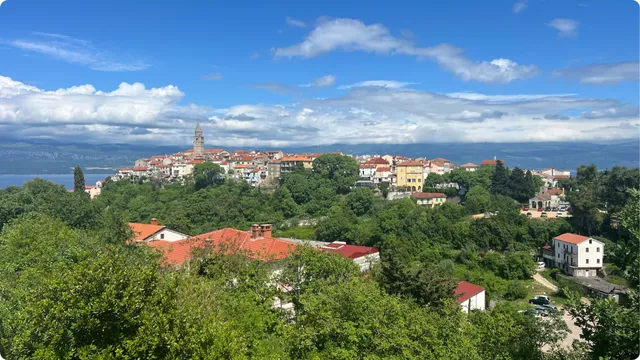 Pogled na Vrbnik nam je apsolutna favorit fotografija cijelog vikenda