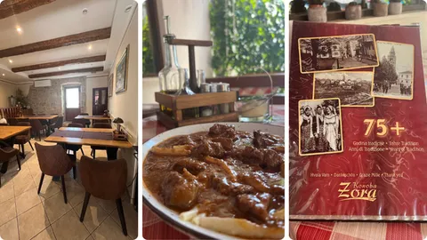 Lijevo: lijepi interijer, Sredina: savršene šurlice, Desno: 75+ godina tradicije
